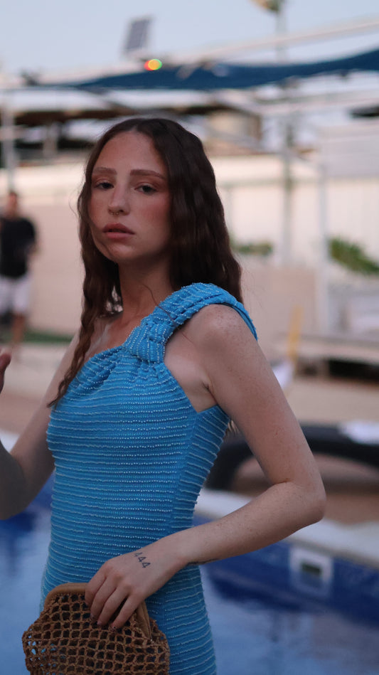 Blue Dubai Dress