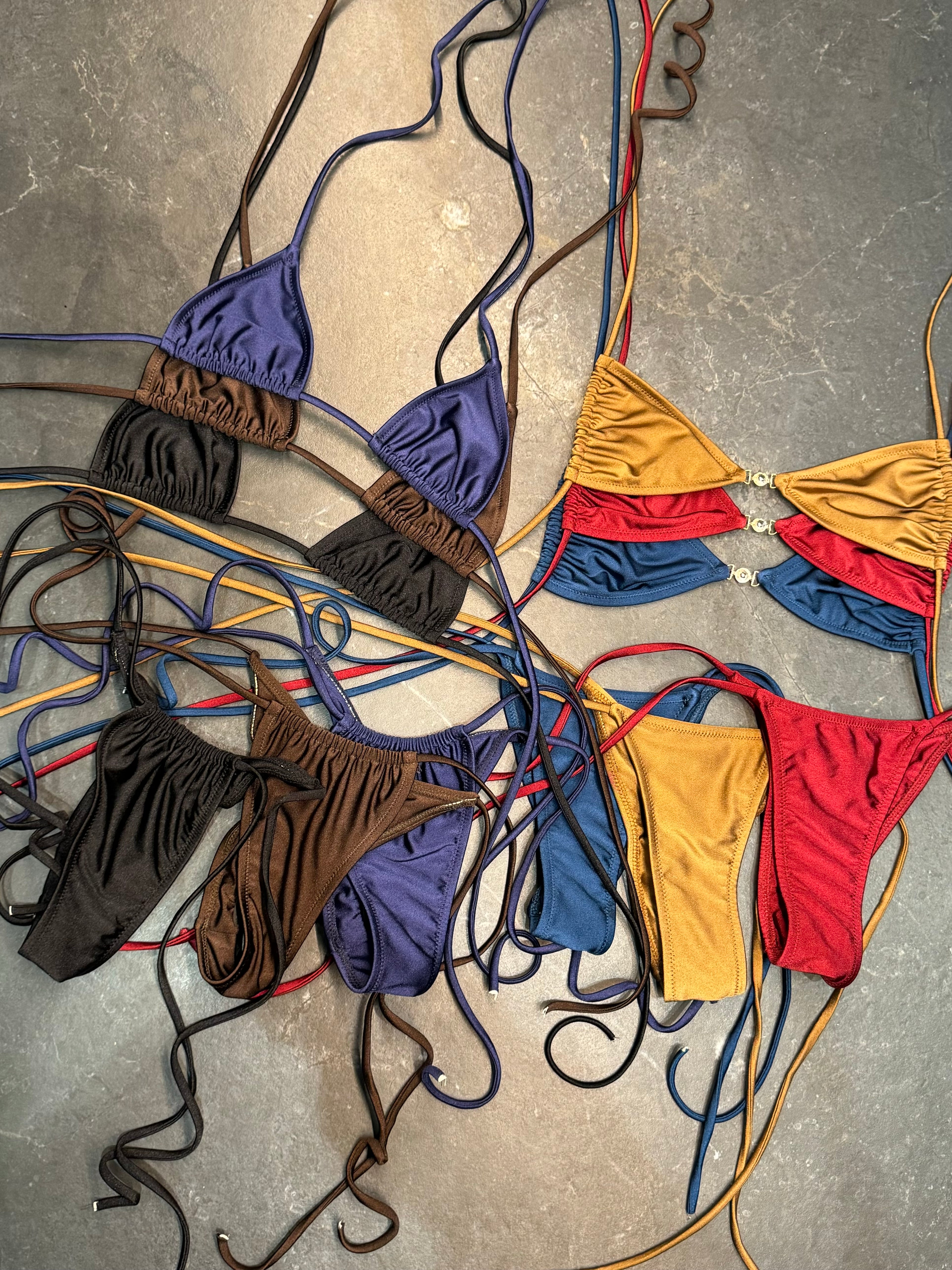 Basic Navy Blue Bikini
